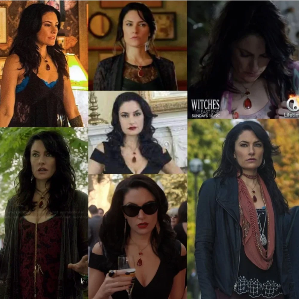 Witches of East End Handmade Replica of Wendy’s Double Ruby Necklace - Picture 2 of 12